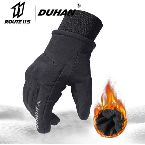 DUHAN Winter Motorcycle Gloves Men Moto Gloves Touch Screen Gant Moto Guantes Motorbike Riding Gloves 100% Waterproof Windproof