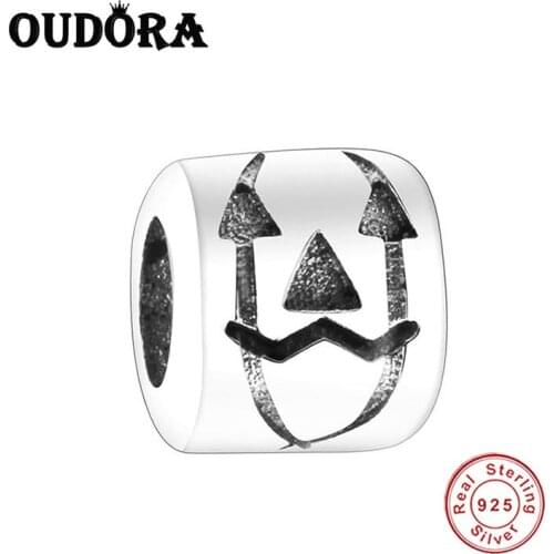 Fit Original Pandora Charm 100% 925 Sterling Silver Bracelet Clown Charms Funny Beads For Fashion DIY Jewelry Berloque Making