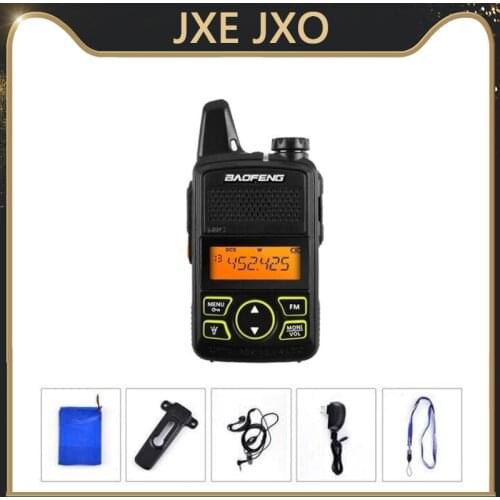 OPPXUN T1 MINI Two Way Radio BF-T1 Walkie Talkie UHF 400-470mhz 20CH Portable radios