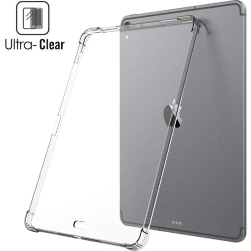 Clear Transparent Silicon TPU Case For iPad Air 3 Cover A2152 A2123 A2153 10.5 2019 Shockproof Slim Tablet Funda for Ipad 10.5"