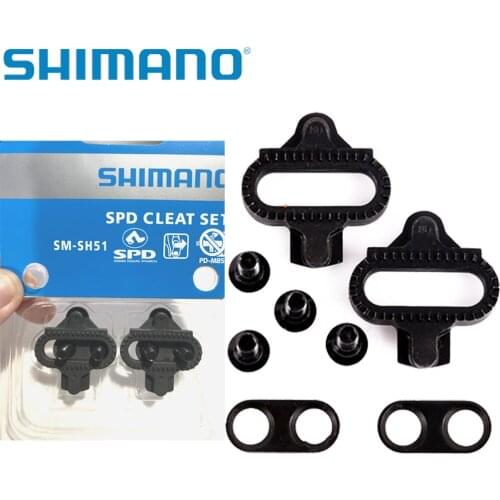 Shimano SPD SM SH51 SH56 Stollen MTB Bike Release Multi-Release Pedal Stollen w/Cleat Mutter Platten Float berg Paar CLEAT set