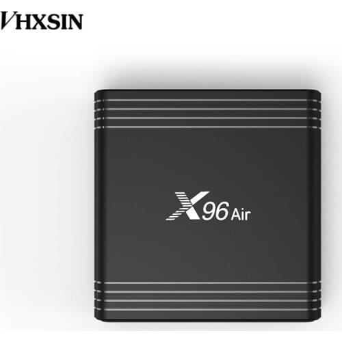 VHXSIN 20PCS X96 Air 8K Android 9.0 Smart TV Box 4GB 64GB Quad core Dual Wifi Google Player Youtube Set top box H96 max X96air