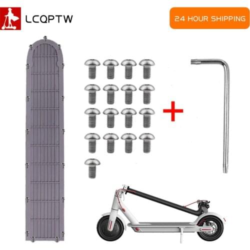 17PCS Bottom Battery Cover Screws Stainless Steel Metal Screws for Xiaomi Mijia M365 Electric Scooter Repaired Parts Accessories