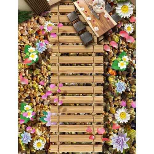 Waterproof floor mural painting Custom Photo self-adhesive 3D floor 3d floor wallpapers Home Decoration