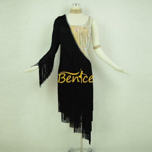 Free Shipping Latin Dance Skirt For Women Professional Sumba Dancing Skirt Adult Rumba QiaQia Latin Dress Latin Performances Dre