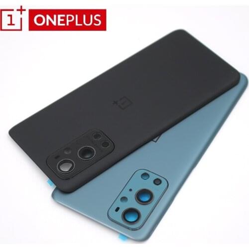 100% Original Oneplus 9 Pro 9Pro Back Battery Cover Glass Panel Rear Door Housing Case Battery Cover With Camera Lens 6.7inch