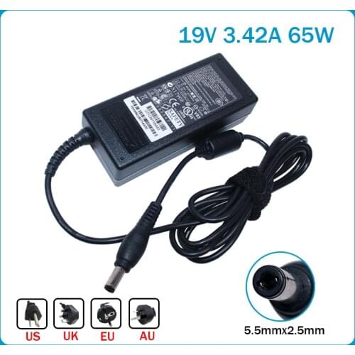 19V 3.42A Laptop Charger AC Adapter For Toshiba Satellite C655 C660 L300 L450 L500 L500-1EN A200 A205 PA3714U-1ACA Power Supply