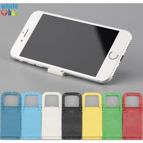 3000pcs/lot Hot Sales Universal Mobile Phone Holder Mini Desk Station Plastic Stand Holder for IPhone for Samsung Note3 Huawei