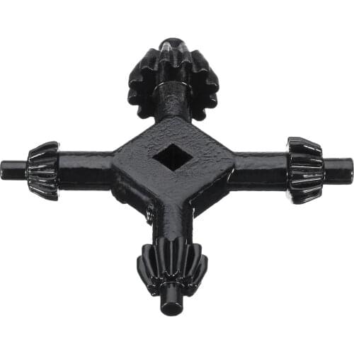 4 Way Drill Press Chuck Key Durable Carbon Steel Combination Chuck Key for Drill Presses 1/2" 9/16" 5/8" 11/16" Power Tools