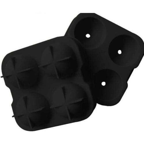 50pcs 4 Holes Round Cake Mould Kitchen Tool Chocolate Biscuit Cake Mold Non-Stick Candy 3D Mold Silicone Donut Baking Pan