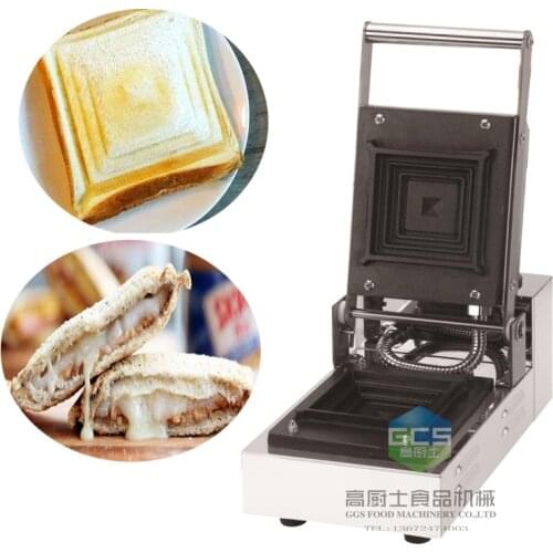 Free Shipping Electric 1 Pcs Hot Pressing Toasters Breakfast Sandwiches Maker