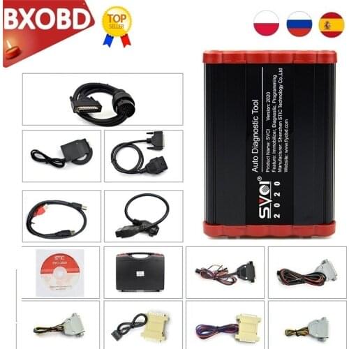 SVCI 2020 SVCI 2018 SVCI ING SVCI J2534 Diagnostic Tool Support ELM327 software&Online Module Programming& Replace VCM2 Scanner