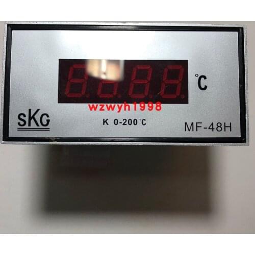 SKG Aluminum Temperature Display Meter MF-48H Thermostat SKG MF48H Electronic Thermostat MF-48H K200 MF48-H PT100 200