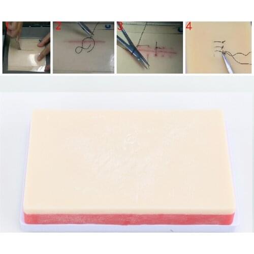 Surgical Suture Practice Module Surgical Practice Skin Silica Gel Model Silica Gel Suture Module Medical Teaching LPF008