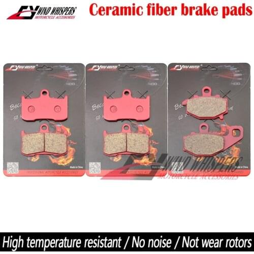 Motorcycle Ceramic Front Rear Brake Pads For Kawasaki ZX9R ZX-9R (ZX 900) 2002-2004 Z 1000 Z1000 (ZR 1000) 2003-2005
