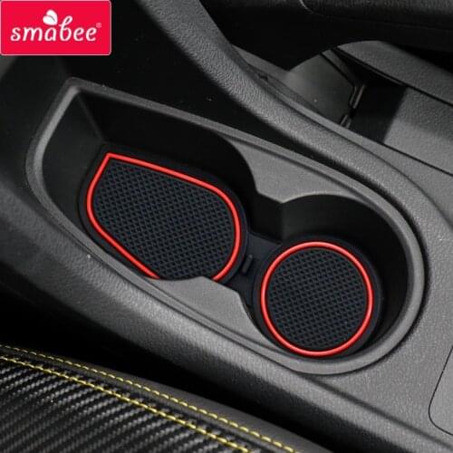 Gate slot mats for Isuzu D-Max MU-X 2012 - 2019 4X4 4x2 Interior Accessories Door Groove Anti Slip white/blue/red 19pcs