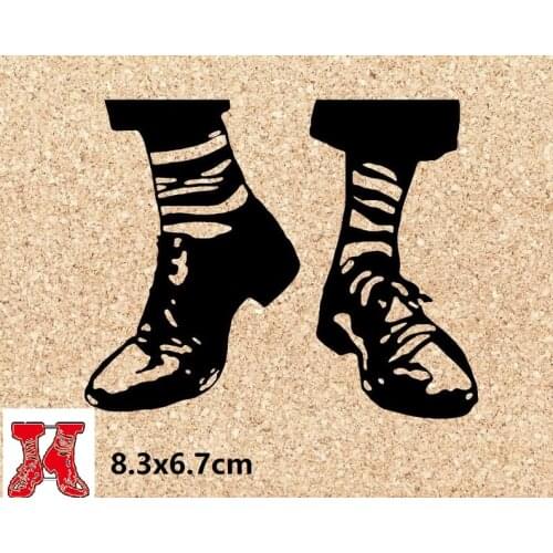 Leather shoes metal cutting dies 2021 new diy molds Scrapbooking Paper Making die cuts crafts