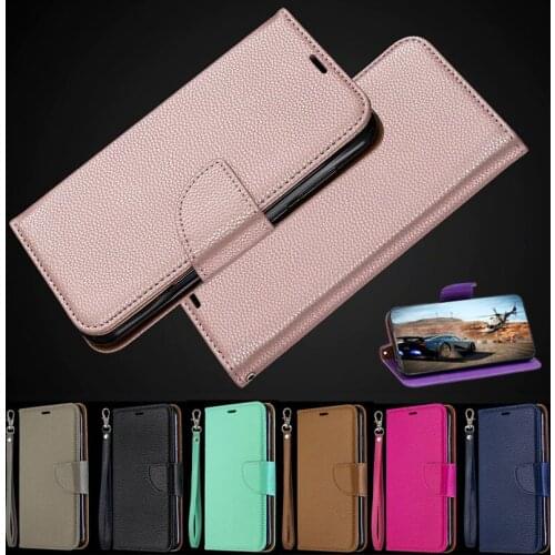 2021 Litchi Grain Flip Wallet Leather Case For Xiaomi Mi Note10 Redmi 7A 8A 9A 9C 6 Note 7 8 8T 9 9S 10 Pro M3 Cover Book Stand
