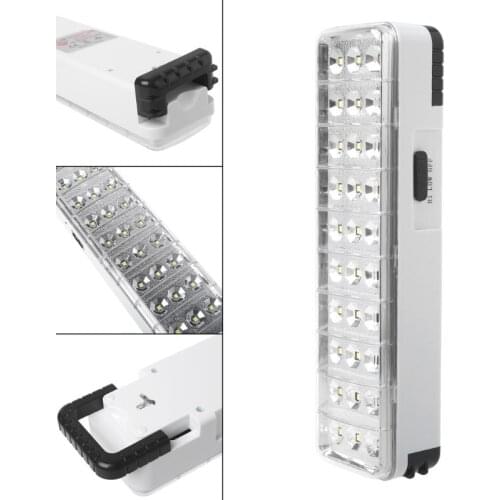 B2RF 30LED Multi-function Emergency Light Rechargeable LED Safety Lamp 2 Mode For Home Camp Outdoor