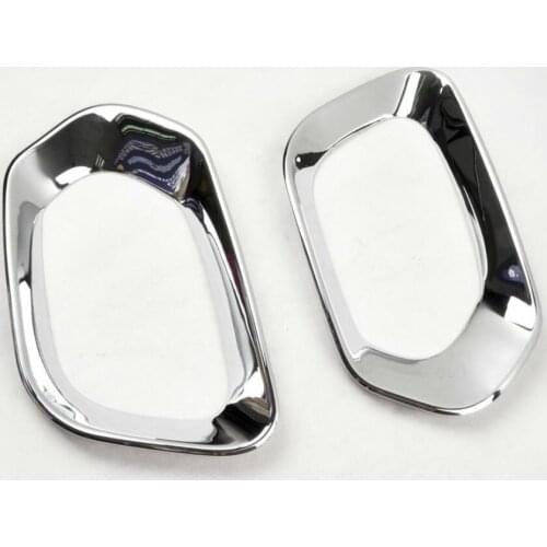Free shipping ABS Chrome Front Fog light Lamp Cover Trim 2011-2014 for Great Wall Haval/Hover H6