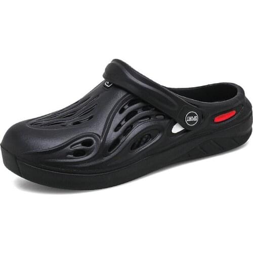 Newbeads Garden Shoes Mens and Womens Cocks Sandals Lovers Summer Hole Sandals Casual Outdoor Flat Slippers Large Size