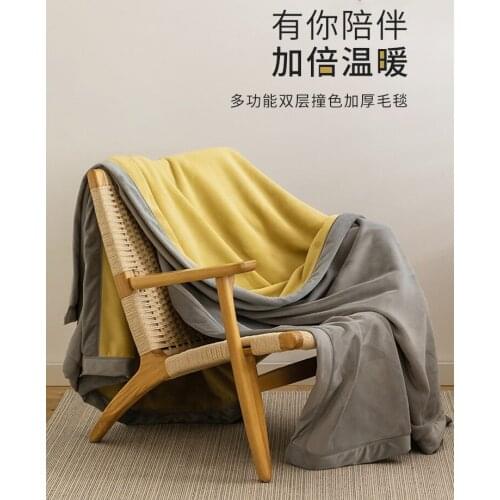 Thickened blanket Blanket Quilt Blanket thickened coral flannel bed sheet nap blanket single winter blanket