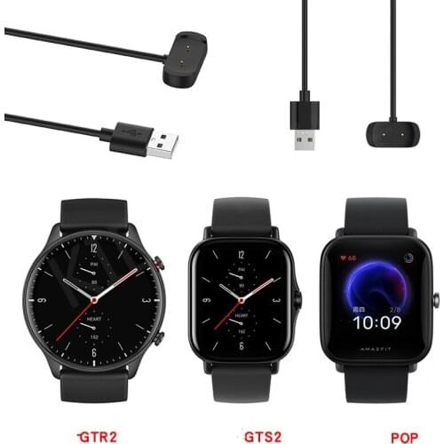 Fast Charger USB Cable For Huami Amazfit GTR2/GTS2/Pop Smart Watch Smartband Magnetic Chargers New Accessories