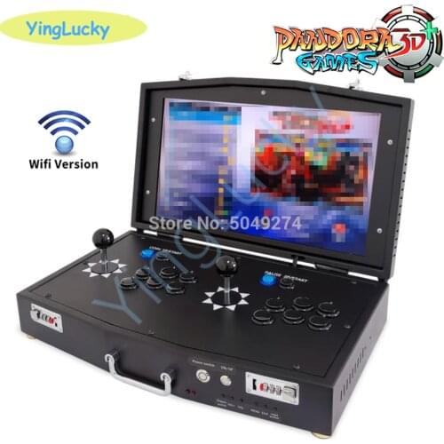 Yinglucky 3D WIFI Pandora box 8000 in 1 arcade game console 18.5-inch HD retro video machine connected to TV PC xbox game