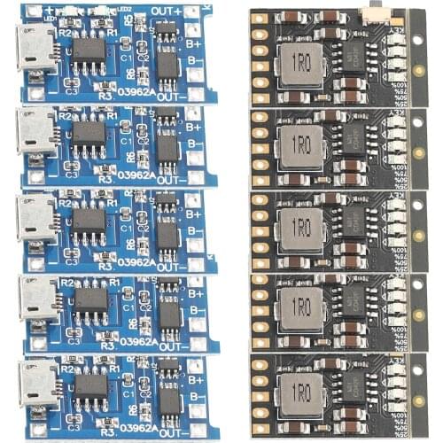USB 5V 1A Lithium Battery Charging Board Charger Module 5V 2A Li Lon Battery Protection Module Charge Discharge Controller