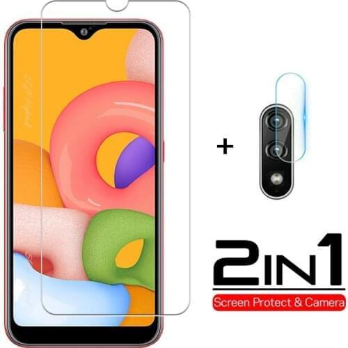 2 in 1 glass for samsung galaxy a01 a10 a20 a 20e a20s a10 s camera lens protective glass screen protector for samsung a11 a01