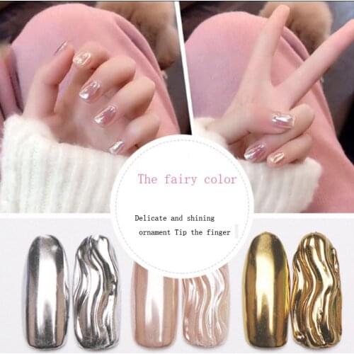 0.5g Super Shine Glitters Mirror Titanium Glitter Powder Metallic Color Nail Art UV Gel Polishing Decorations