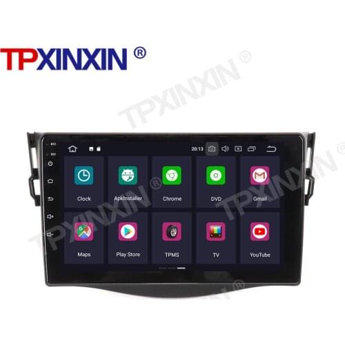 128GB Android 10 PX6 is Suitable for TOYOTA RAV4 2006 - 2012 GPS Navigation Car Radio Video Stereo Multi-function CarPlay Host