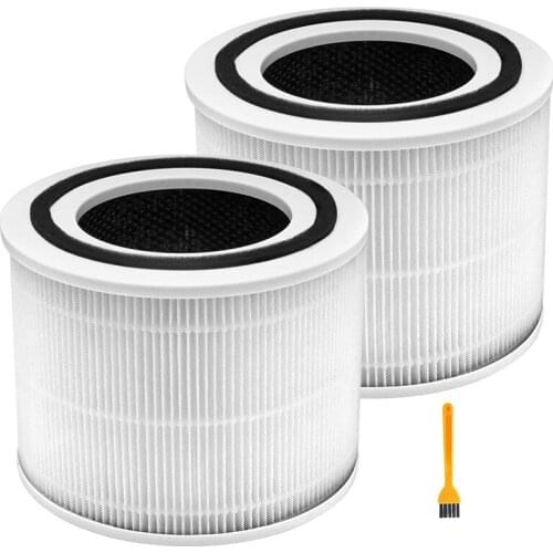 Core 300 Air Filters True HEPA Filter Replacement For LEVOIT Core 300 Air Purifiers Core 300-RF 2 Pack