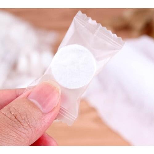 50 PCS Compressed Travel Cotton Towel Outdoor Sports Makeup Remover Cleaning Wet Towel Portable Face Towel Soft Napkin Tissue