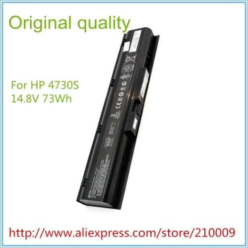 73WH Original Quality New Laptop Battery For 4730S 633734-421 633807-001 HSTNN-IB2S 4ICR19/66-2 PR08 8Cell