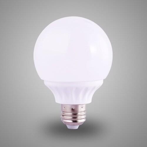 80mm diameter G80 LED bulb 5W E27 warm white bulbs