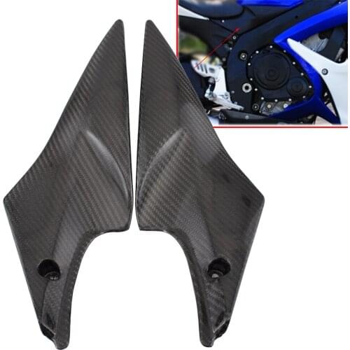 Carbon Fiber Tank Side Covers Panels Fairings For SUZUKI GSXR600/750 2006-2007 k6