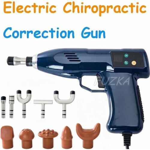 Electric Chiropractic Adjusting Tool 13 Levels Of Strength Adjustable Massage Gun Impulse Adjuster Spine Correction Massager