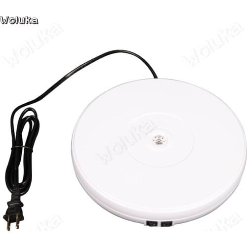 Electric rotating turntable Shooting table camera auxiliary prop diameter 25cm camera turntable CD15 T02