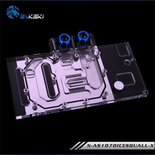 Bykski GPU cooler for ASUS GTX 1060, 1070 O3G O6G O8G O8G-SI GAMING ICE Cavaliers full cover graphics card water cooling block
