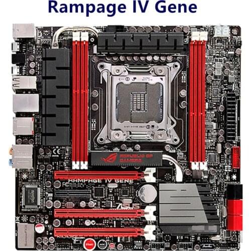 For Asus Rampage IV Gene Desktop Motherboard LGA 2011 DDR3 64G intel X79 support Core i7 cpus PCI-E 3.0 USB3.0 UEFI ATX board