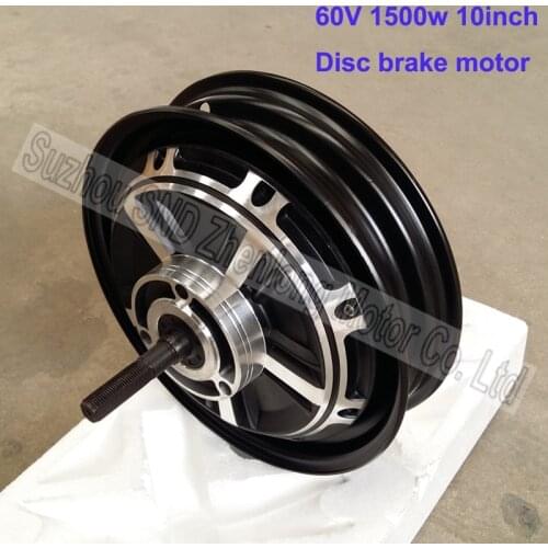 ZL motor factory 10" 60V 1500W 50km/h high power e-scooter motor/e-bike bldc motor G-M023