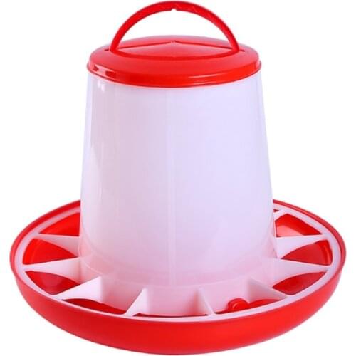 Plastic Poultry Feeder Hanging Chicken Food Dispenser Durable Automatic Food Container for Duck Goose N0PA