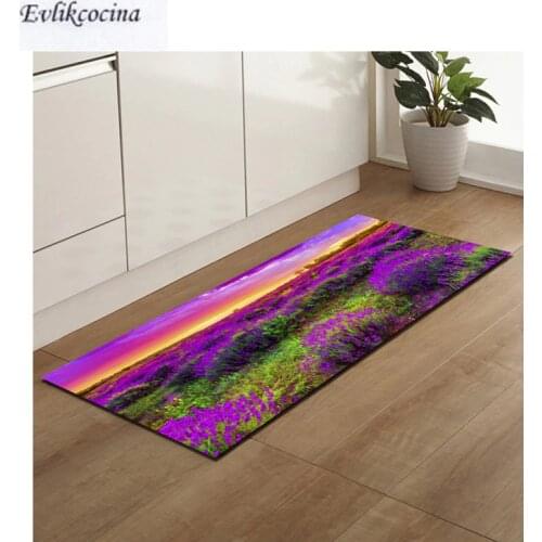 Free Shipping Purple Lavender Anti Slip Bath Mat Door Floor Tapetes Para Casa Sala Carpet For Toliet Non Slip Alfombra Bano