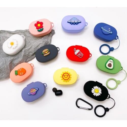 Cartoon Fruit Silicone Case For Xiaomi Redmi Airdots 3 Case Cover Airdots3 Wireless Bluetooth Earphone Shell Protection Sleeve