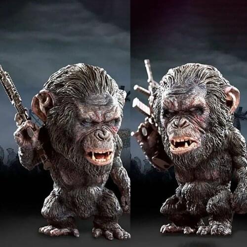STAR ACE TOYS 15cm Gorilla Koba Model SA6043 SA6044 Animal Statue with Weapon Accessories for Fans Collection