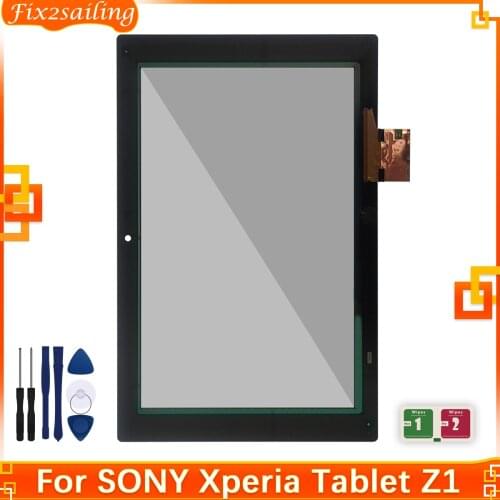 Glass 10.1" Tablet PC Touch Screen For SONY Tablet Xperia Z1 SGP311 SGP312 SGP321 SGP341 Touch Screen Front Glass Lens Sensor
