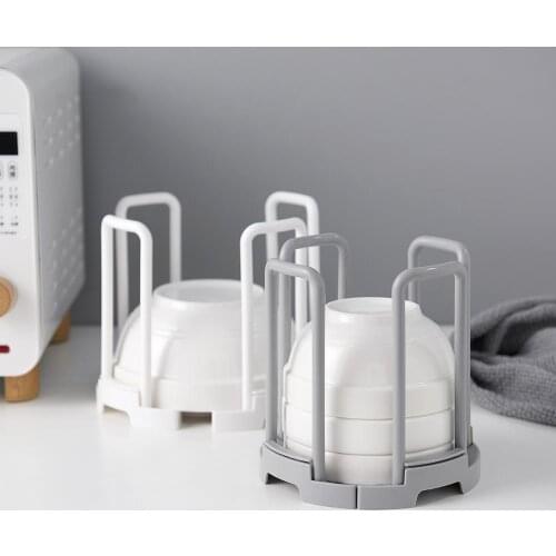 Over The Counter Dish Drying Rack Plastic Kitchen Shelf Bowl Holder Organizer Kitchen Accessories