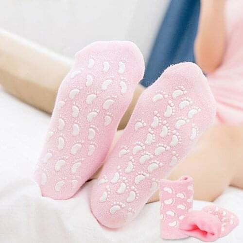 Moisturizing Whitening Exfoliating Foot Mask Gloves Spa Gel Socks Hand Mask Feet Care Beauty Cotton Socks