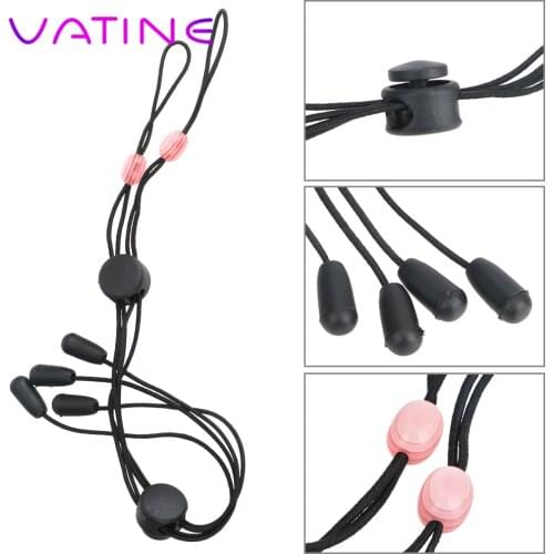 VATINE Sex Toys For Couple Flirting Toy Female Masturbation Nipple Clamps Clitoris Stimulation Elastic Nipple Clip Bound Breasts